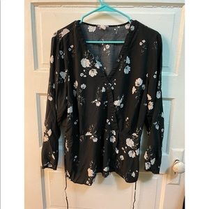 Old navy wrap blouse